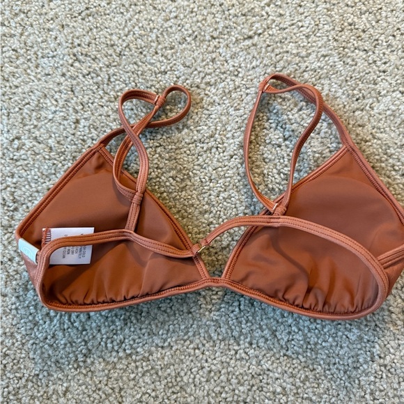 Rust Bikini Top with Adjustable Straps - Picture 3 of 6
